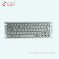 Dikiataken Metal Keyboard lan Track Ball